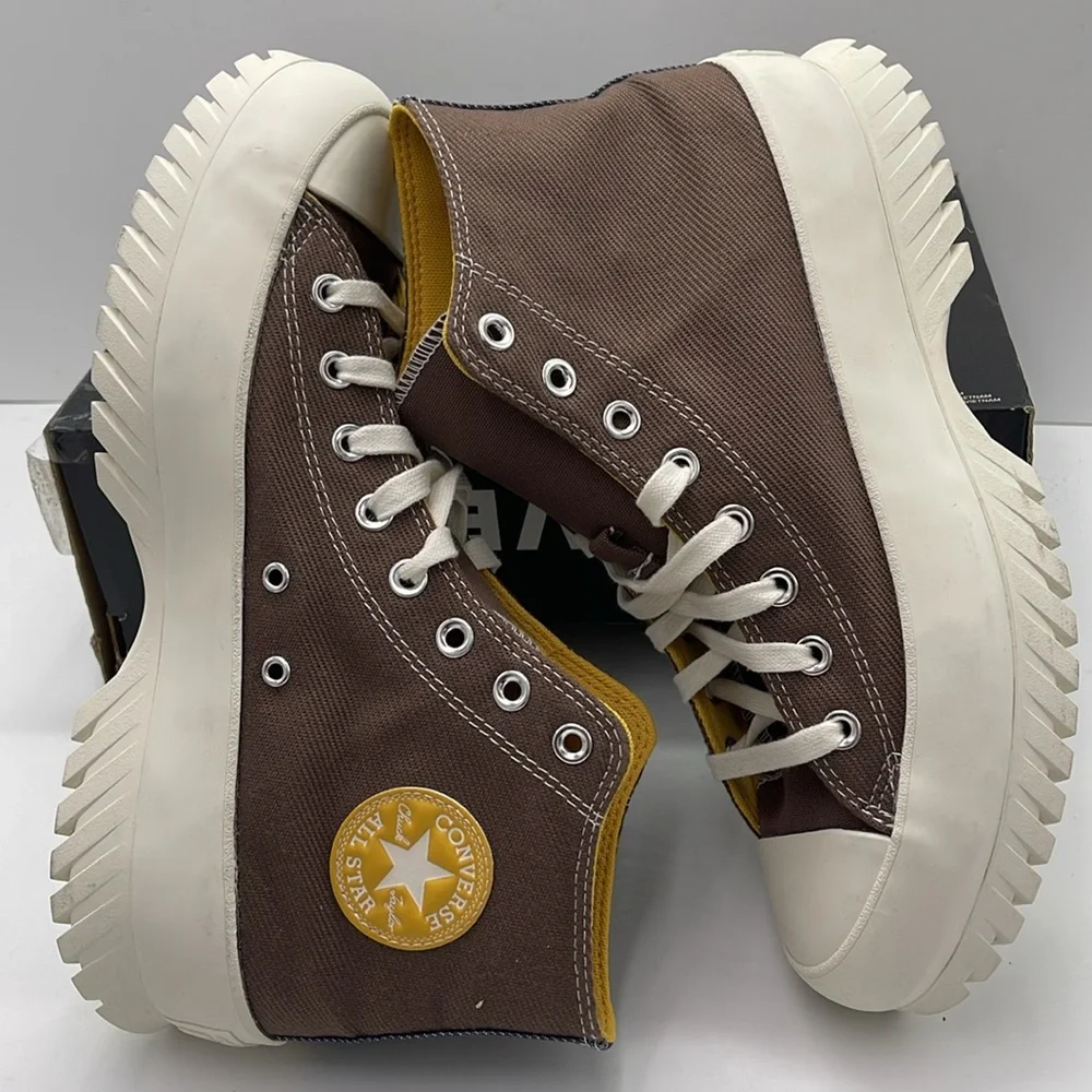 Converse Men’s High-Top Platform Sneakers A03808C CTAS LUGGED 2.0 HI SQUIRREL FR